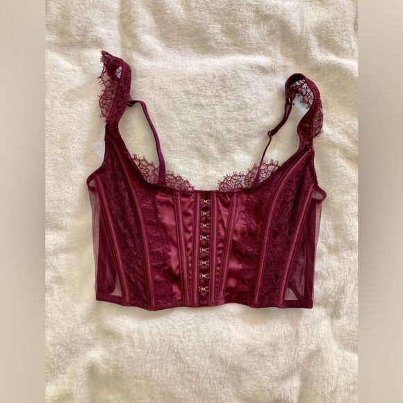 Victoria's Secret Other - Victoria’s Secret Dream Angels Wine Corset small